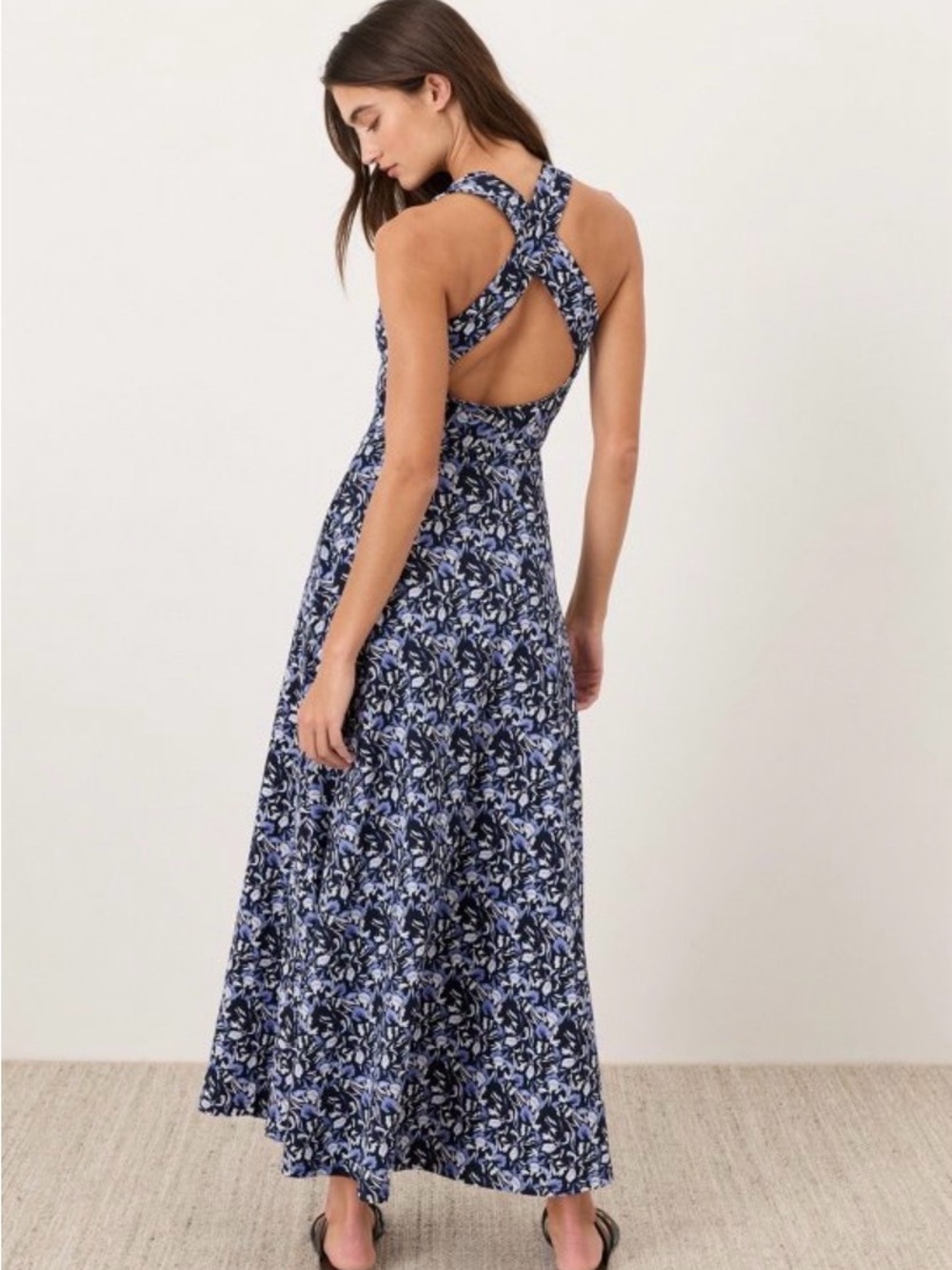 Pact Black and White Floral Maxi Dress - Picture 6 of 6